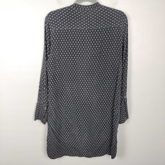 Equipment Navy Mini Dress with White Pattern - Picture 8 of 11